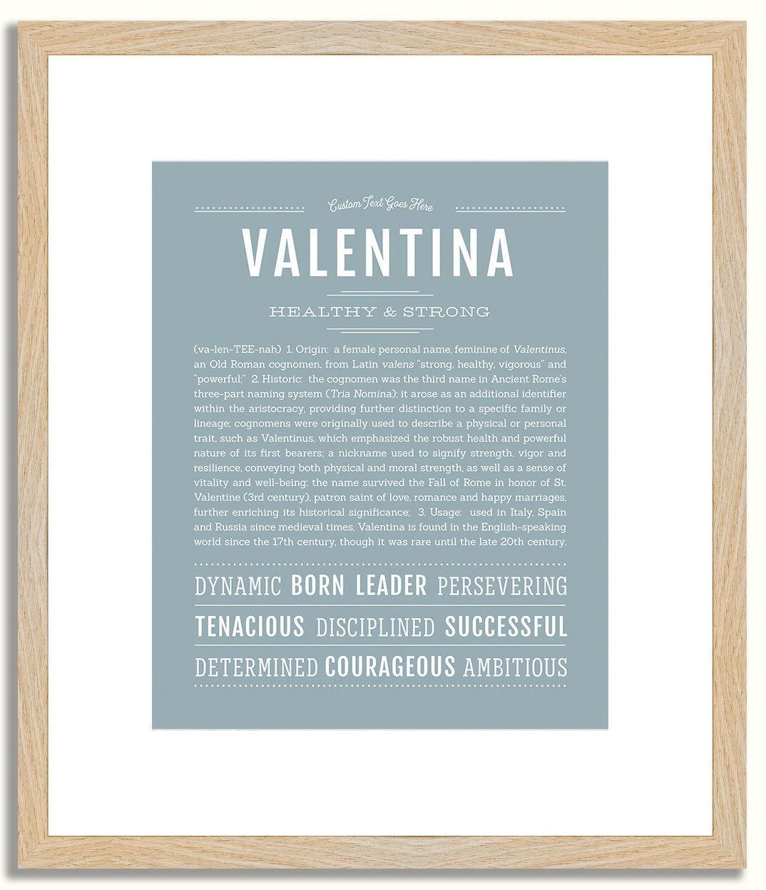 Valentina | Name Art Print