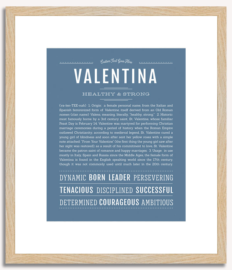 Valentina | Name Art Print