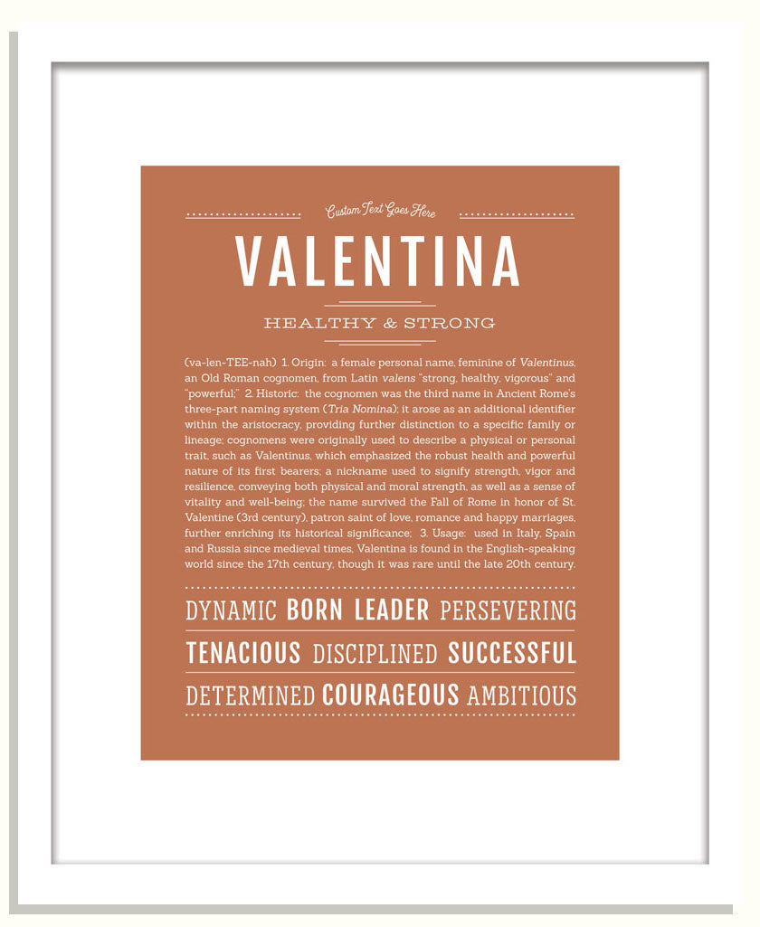 Frame Options | Terra Cotta | Black Frame, Matted