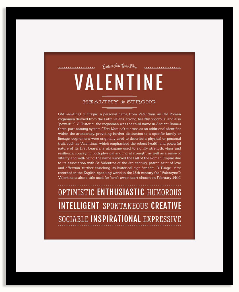 Frame Options | Bordeaux | Black Frame, Matted