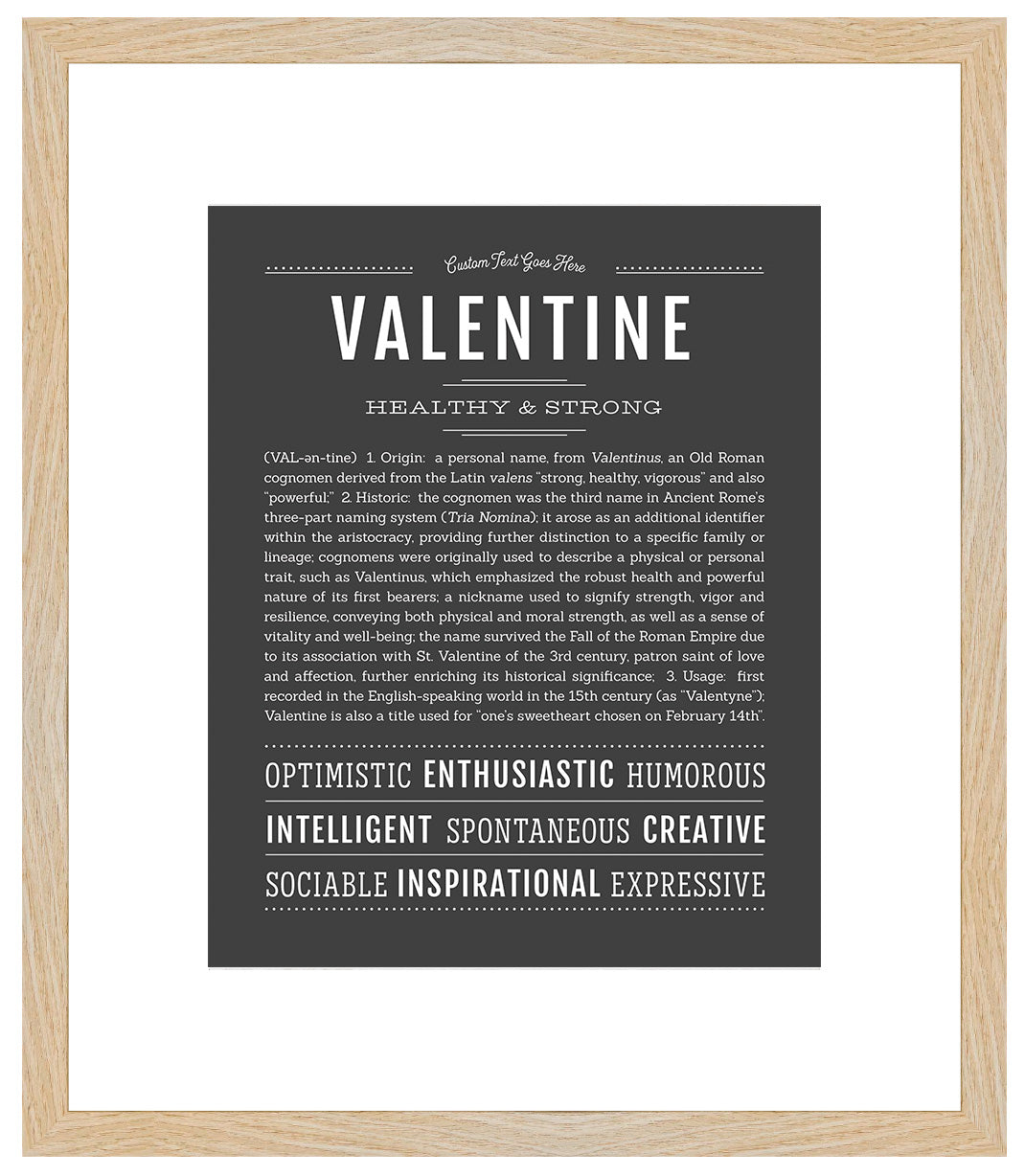 Frame Options | Charcoal Gray | Maple Frame, Matted