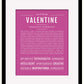 Frame Options | Dark Pink | Black Frame, Matted
