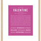 Frame Options | Dark Pink | Maple Frame, Matted