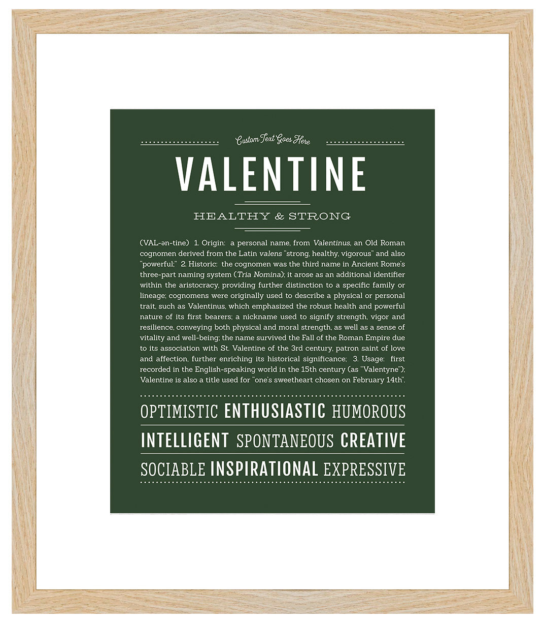 Frame Options | Deep Forest | Maple Frame, Matted