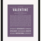 Frame Options | Deep Purple | Black Frame, Matted