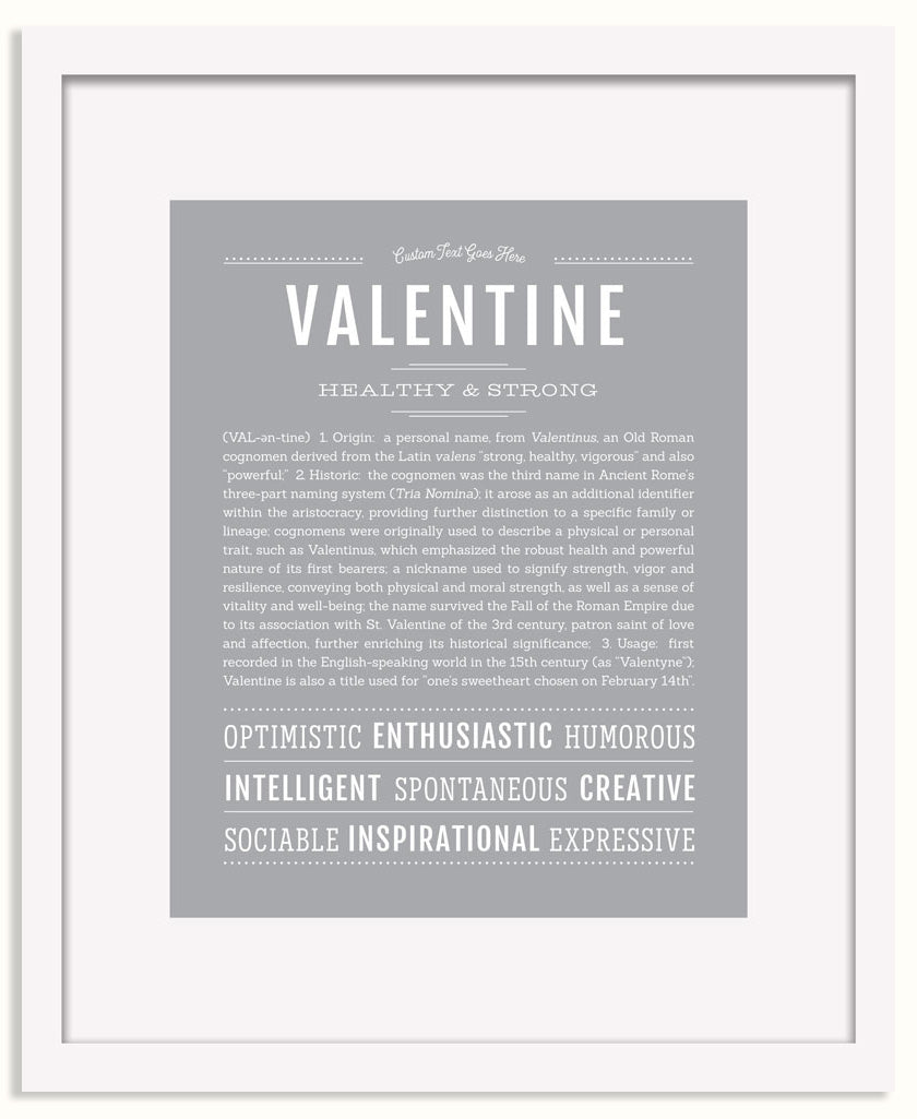 Frame Options | Light Gray | White Frame, Matted
