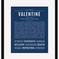Frame Options | Midnight Blue | Black Frame, Matted