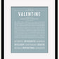 Frame Options | Powder Blue | Black Frame, Matted