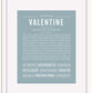 Frame Options | Powder Blue | White Frame, Matted
