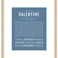 Frame Options | Steele Blue | Maple Frame, Matted