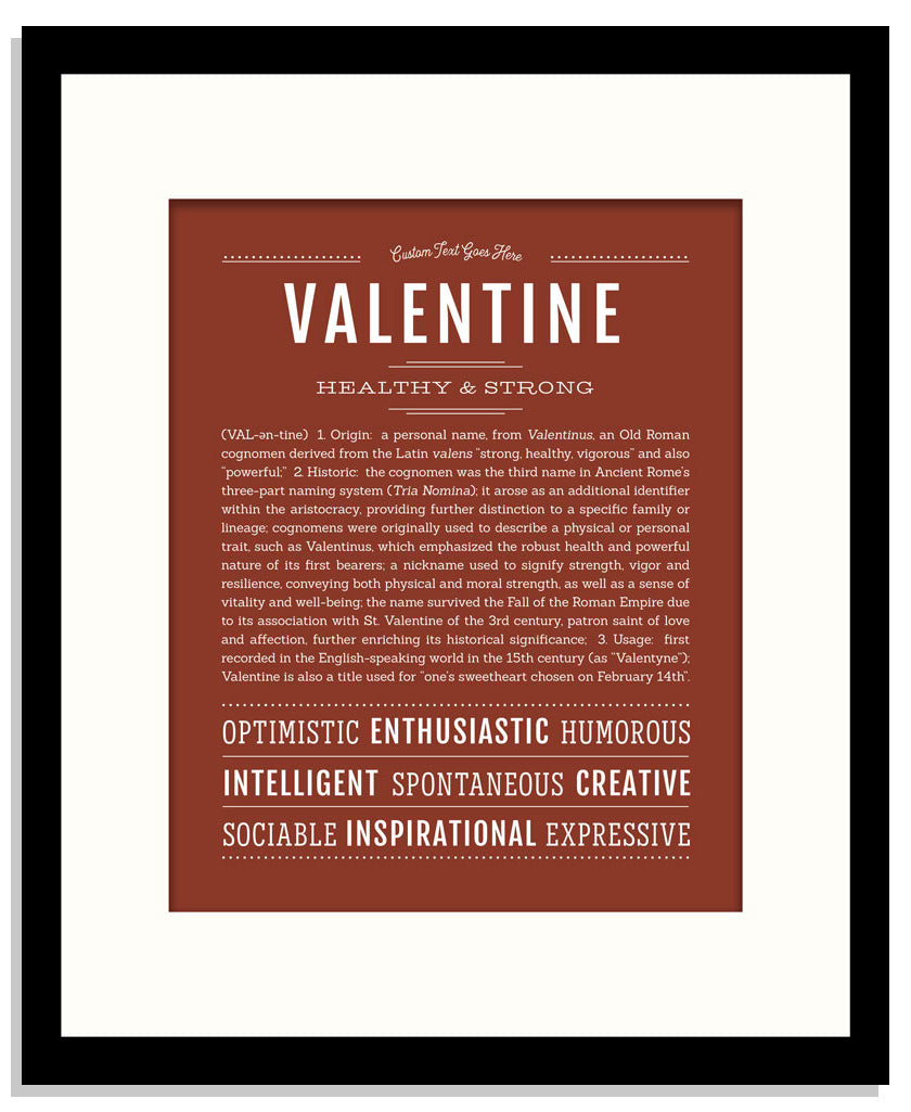 Frame Options | Bordeaux | Black Frame, Matted