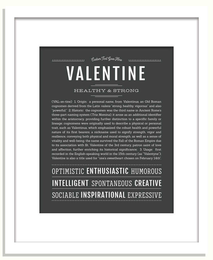 Frame Options | Charcoal Gray | White Frame, Matted