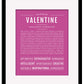Frame Options | Dark Pink | Black Frame, Matted
