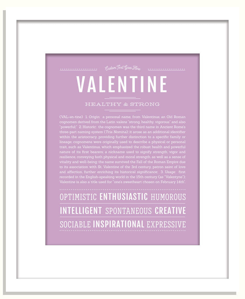 Frame Options | Lilac | White Frame, Matted