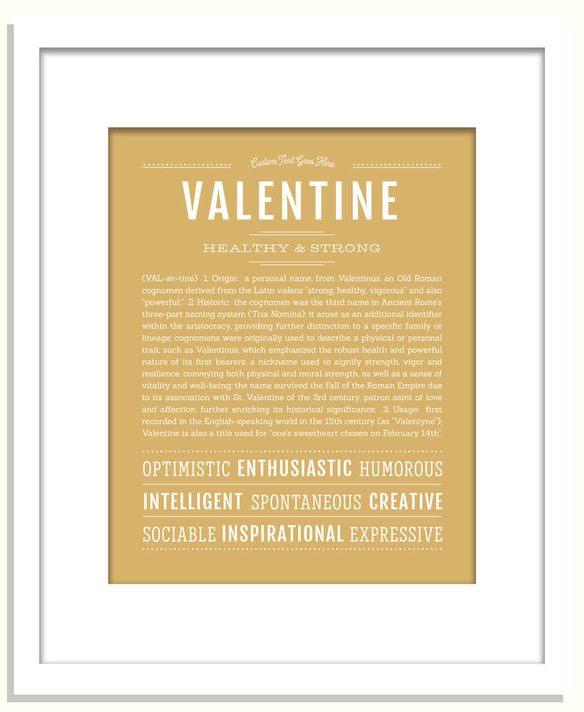 Frame Options | Matte Gold | White Frame, Matted