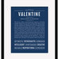 Frame Options | Midnight Blue | Black Frame, Matted