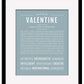 Frame Options | Powder Blue | Black Frame, Matted