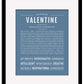 Frame Options | Steele Blue | Black Frame, Matted