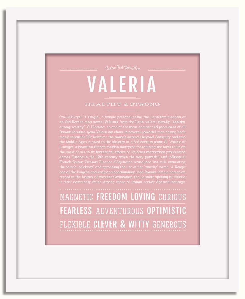 Frame Options | Dusty Rose | White Frame, Matted