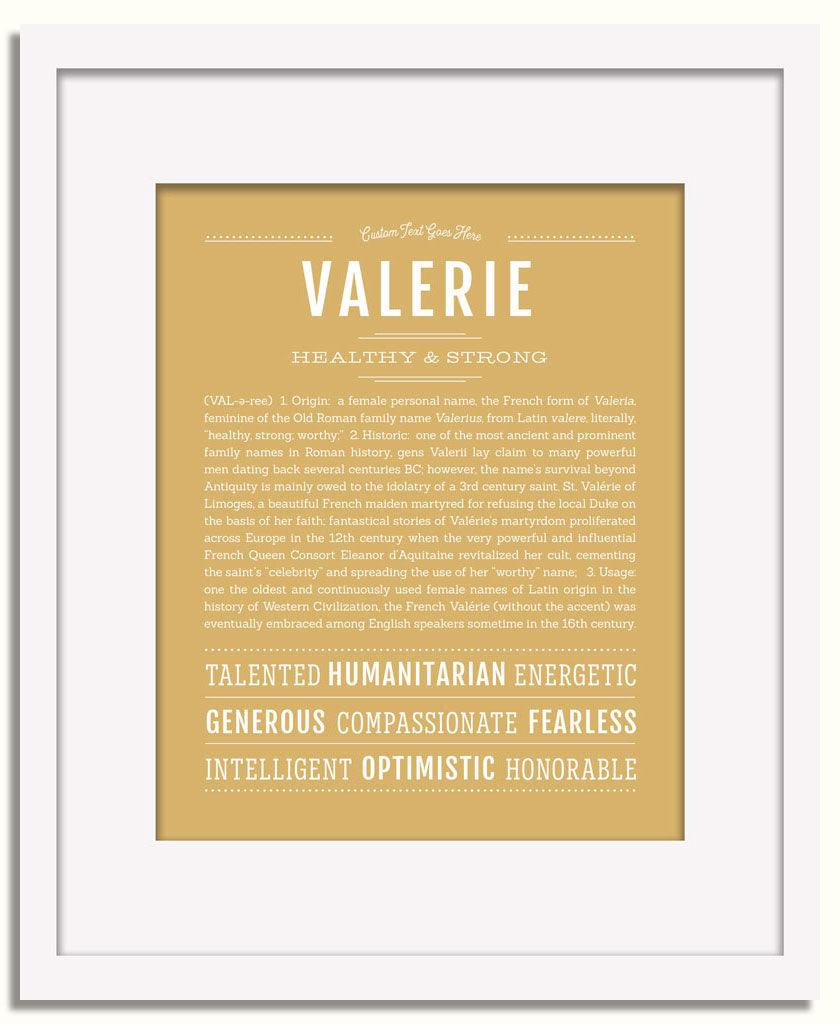 Frame Options | Matte Gold | White Frame, Matted