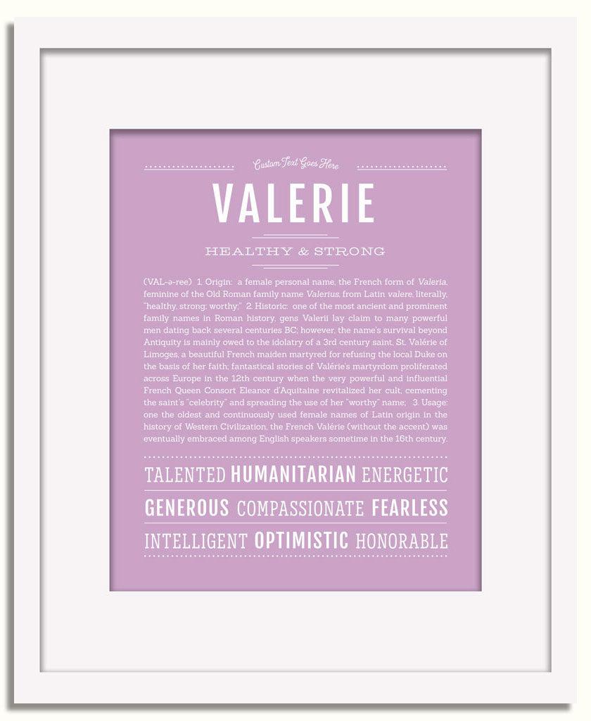 Frame Options | Lilac | White Frame, Matted