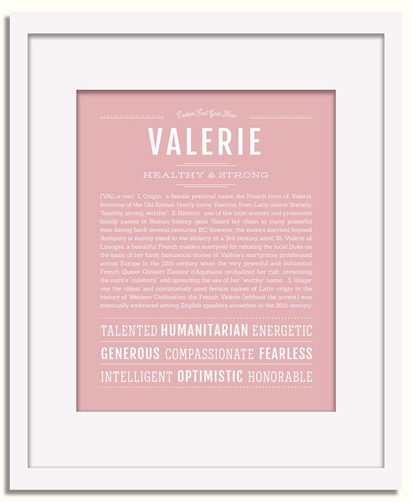 Frame Options | Dusty Rose | White Frame, Matted