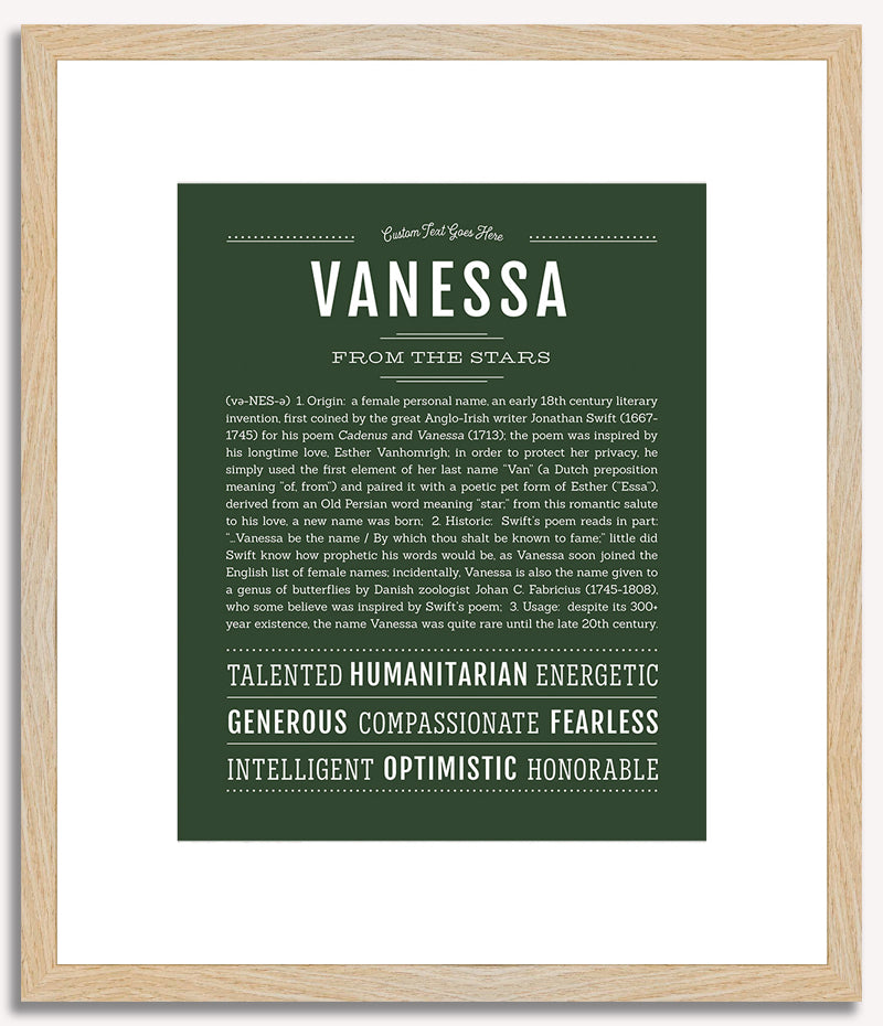 Vanessa | Name Art Print