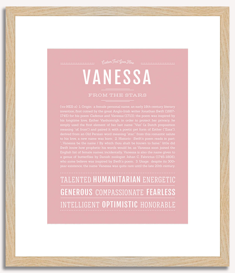 Vanessa | Name Art Print