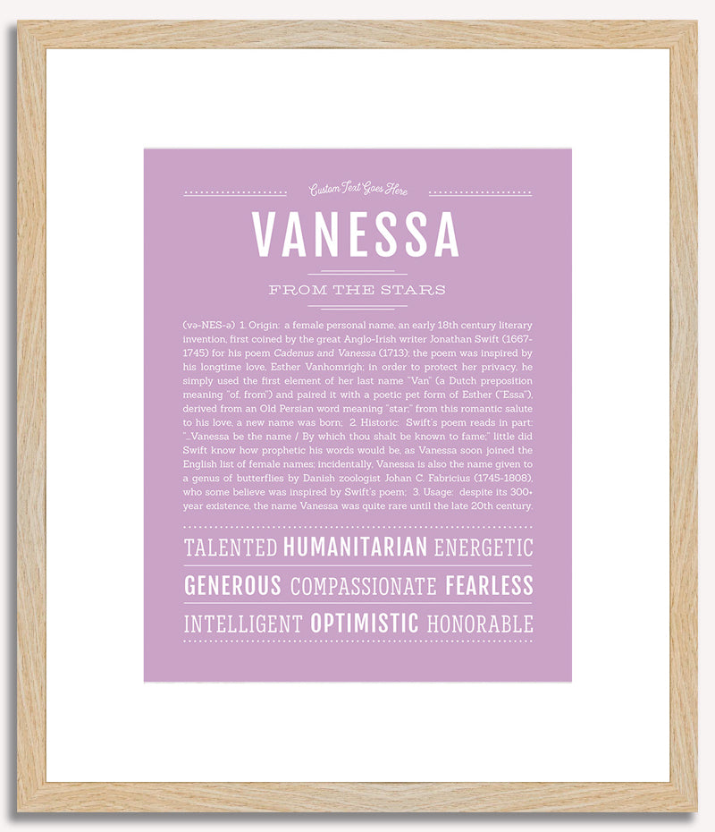 Vanessa | Name Art Print