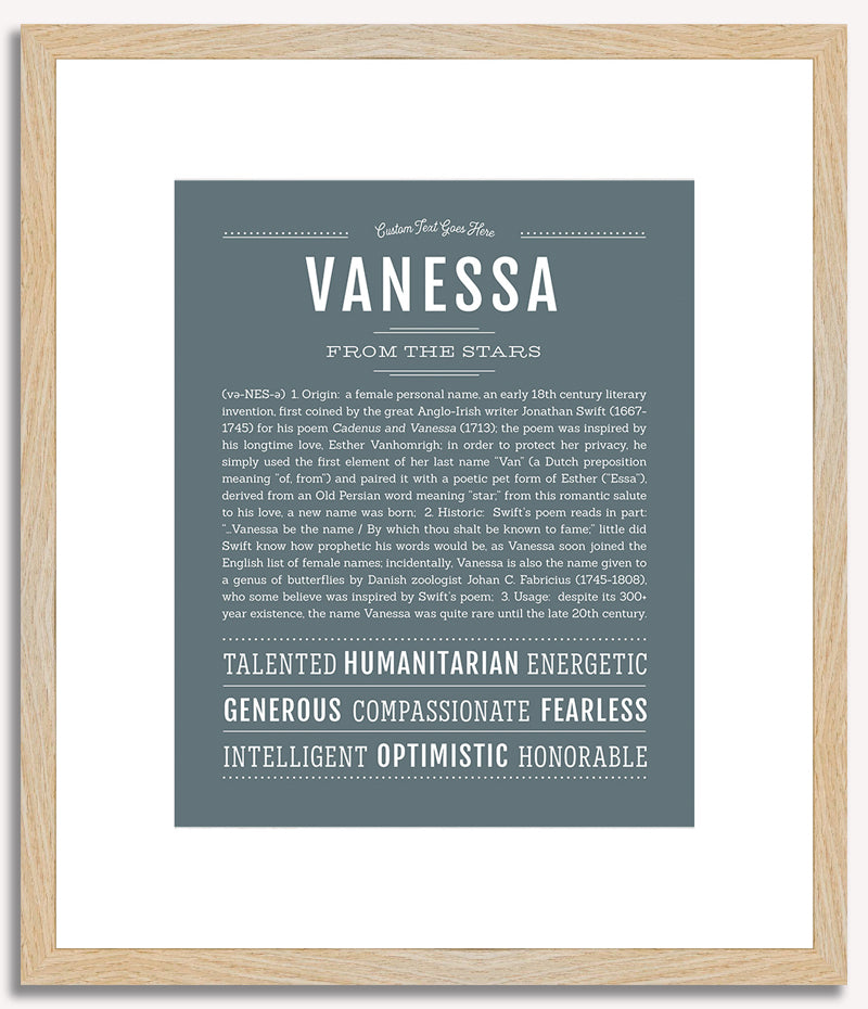 Vanessa | Name Art Print