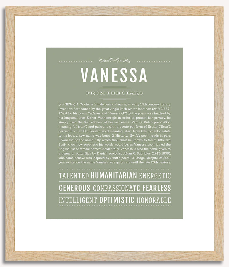 Vanessa | Name Art Print