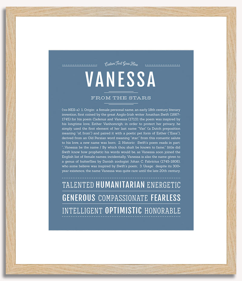 Vanessa | Name Art Print