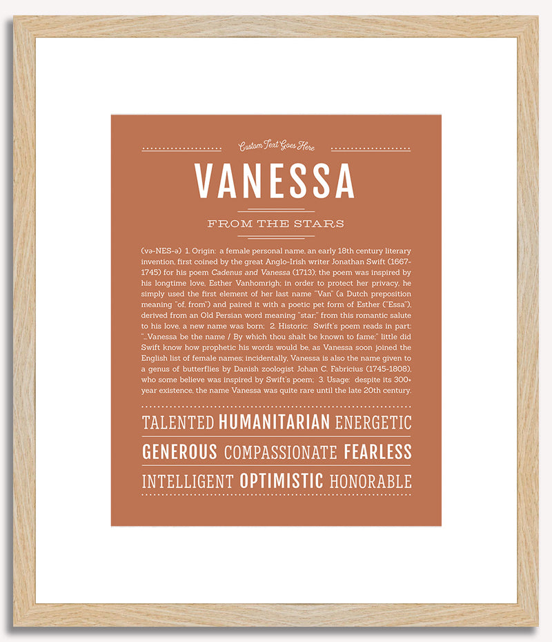 Vanessa | Name Art Print