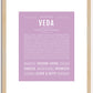 Veda | Name Art Print