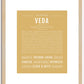 Veda | Name Art Print