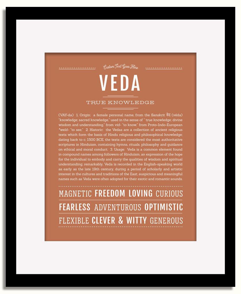 Frame Options | Terra Cotta | Black Frame, Matted