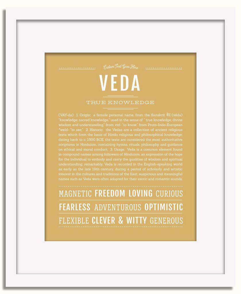 Frame Options | Matte Gold | White Frame, Matted