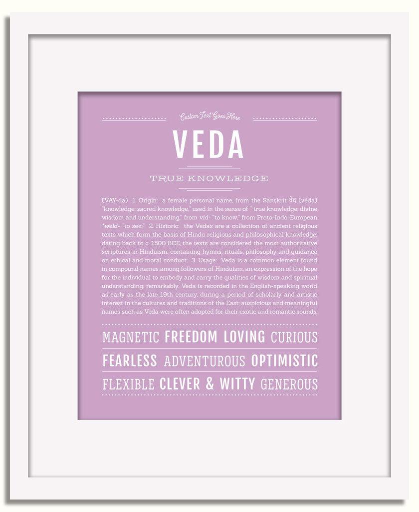 Frame Options | Lilac | White Frame, Matted