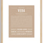 Veda | Name Art Print