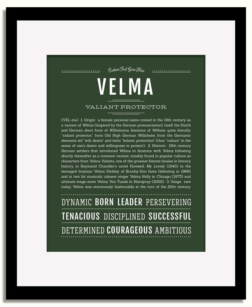 Frame Options | Deep Forest | Black Frame, Matted