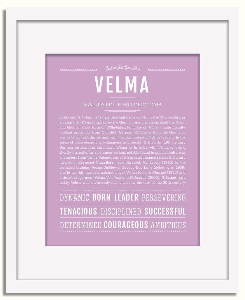 Frame Options | Lilac | White Frame, Matted