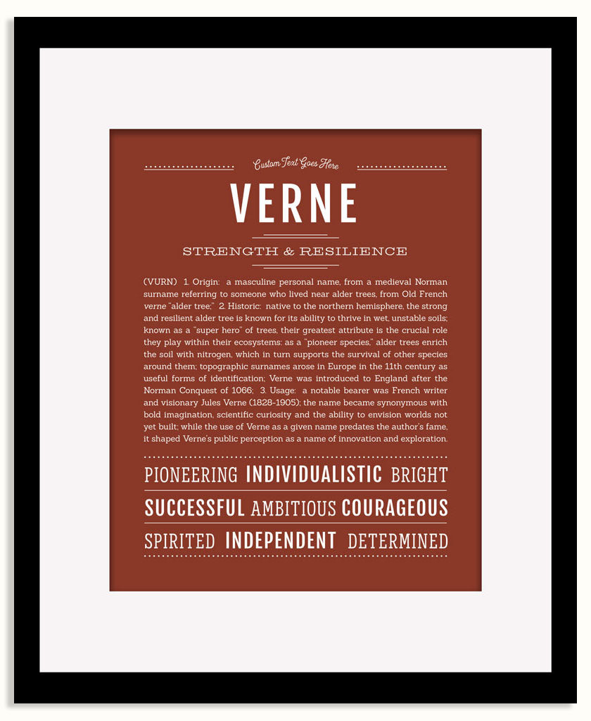 Frame Options | Bordeaux | Black Frame, Matted