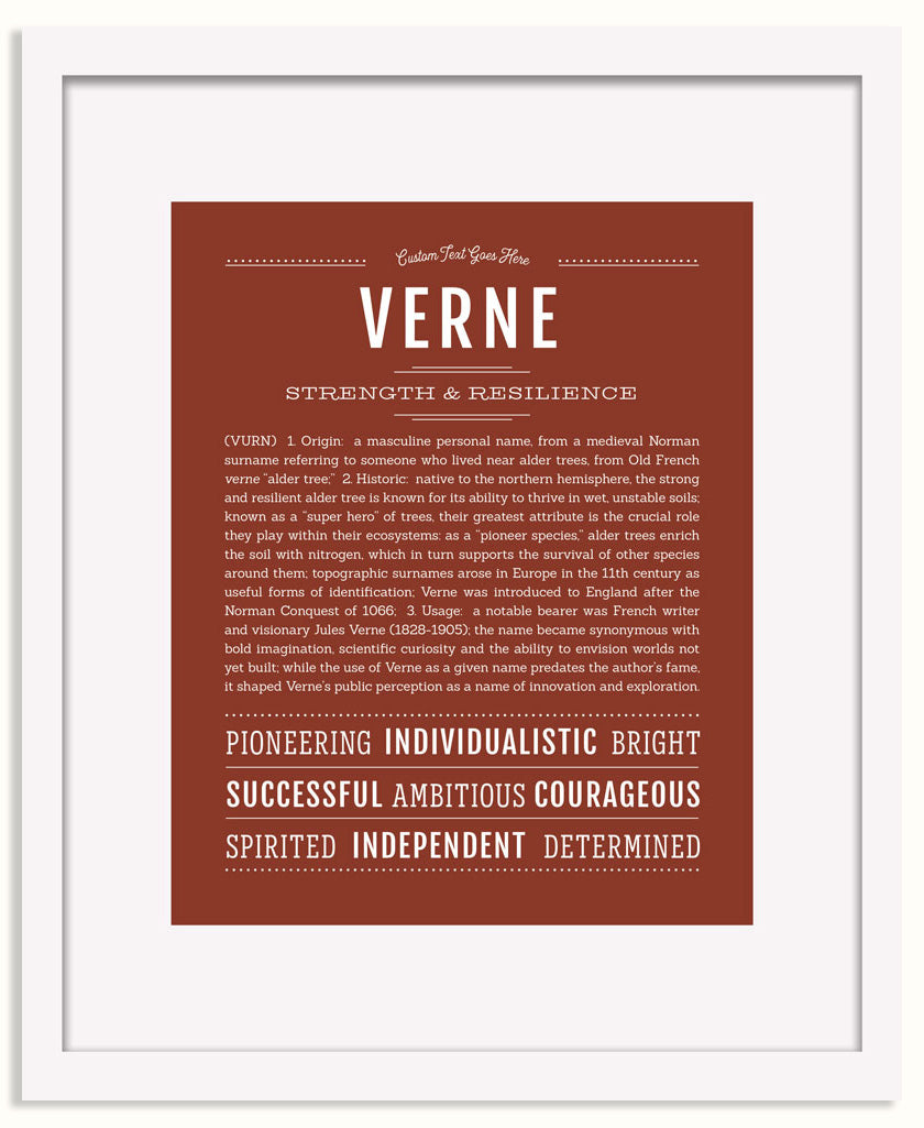 Frame Options | Bordeaux | White Frame, Matted