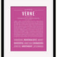Frame Options | Dark Pink | Black Frame, Matted