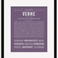 Frame Options | Deep Purple | Black Frame, Matted