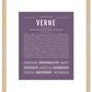 Frame Options | Deep Purple | Maple Frame, Matted