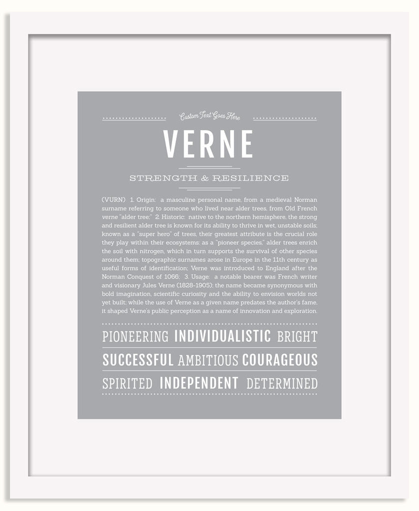Frame Options | Light Gray | White Frame, Matted