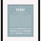 Frame Options | Powder Blue | Black Frame, Matted
