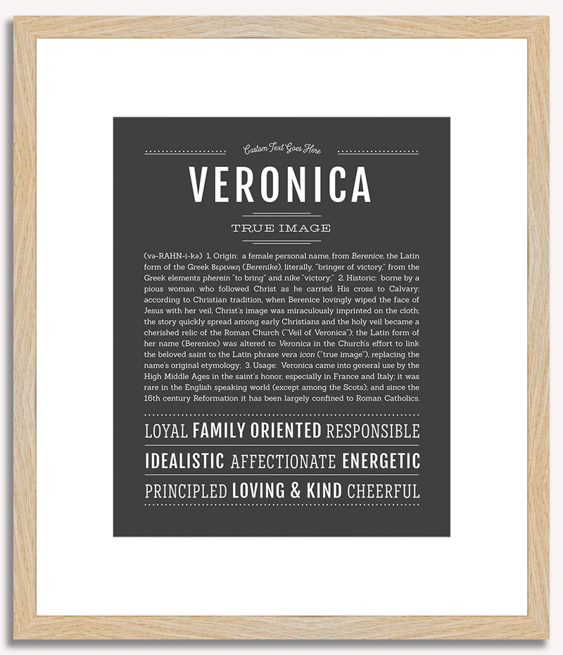 Veronica | Name Art Print