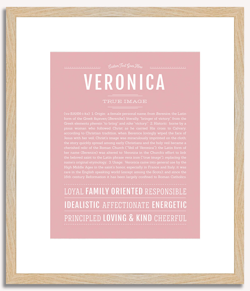 Veronica | Name Art Print